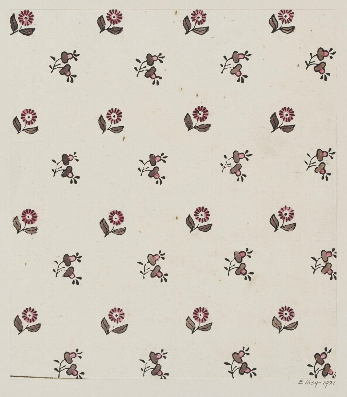 Vintage Floral Textile Pattern Design