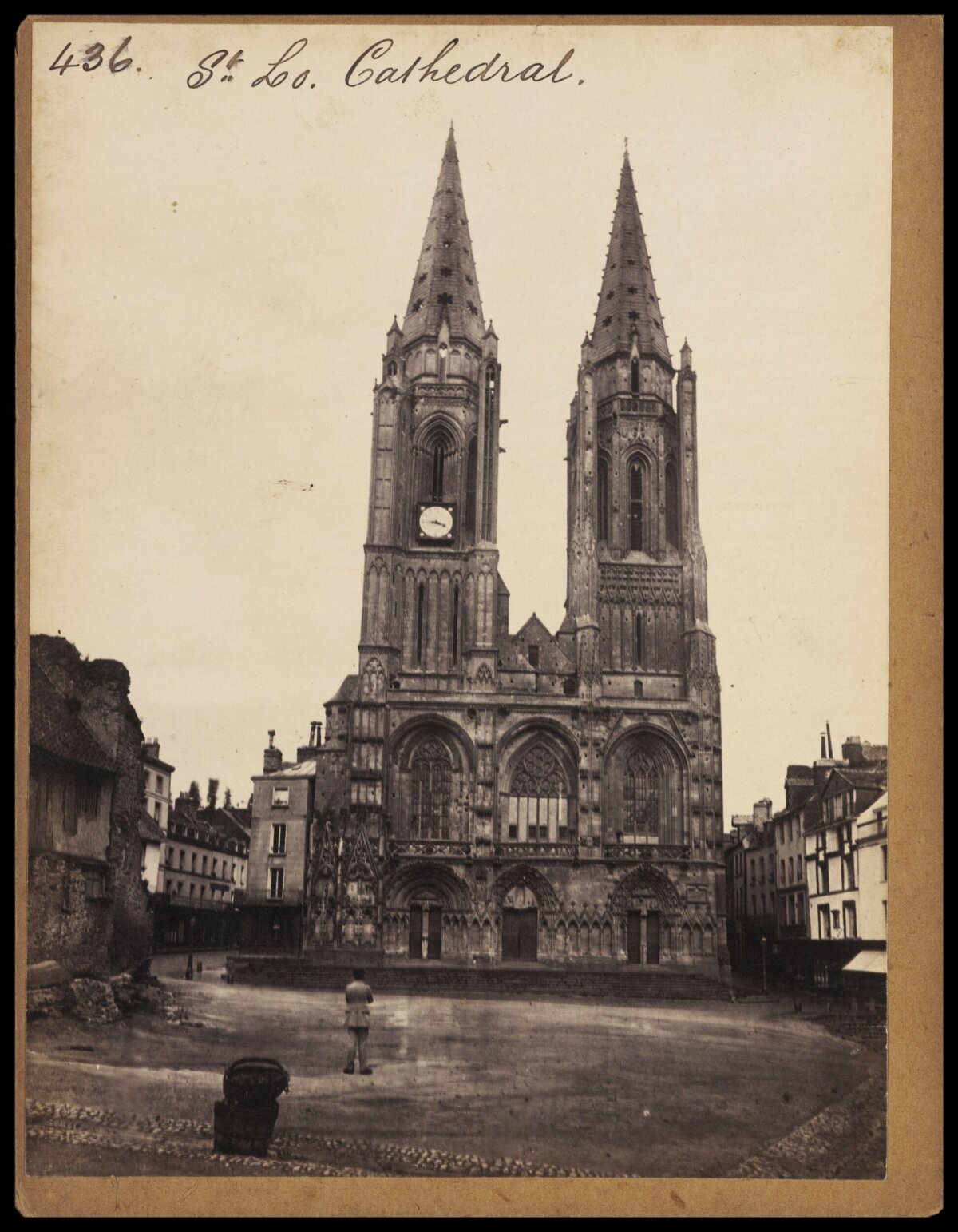 St Lo Cathedral Front View