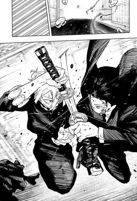 Two Swordsmen Clash in Manga