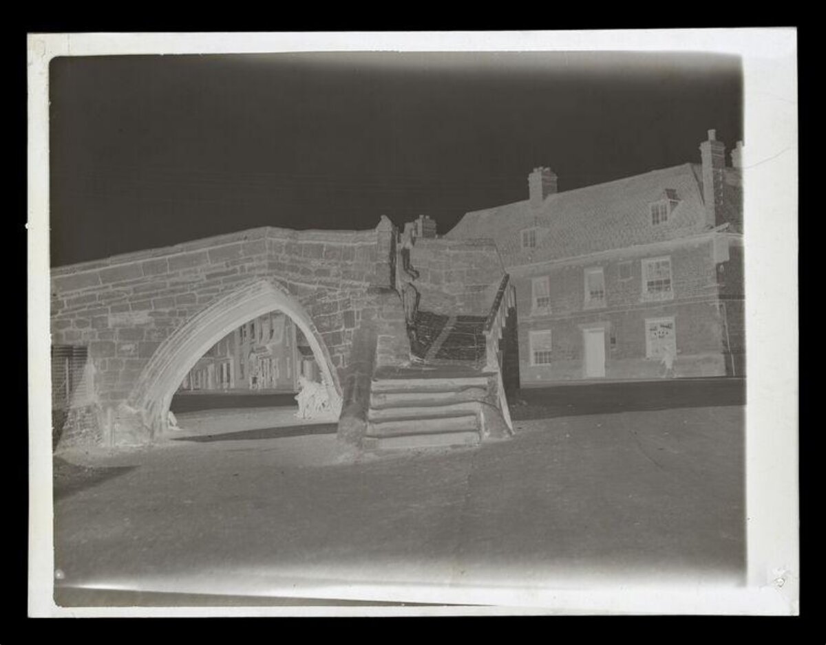 Old Stone Gateway Film Negative