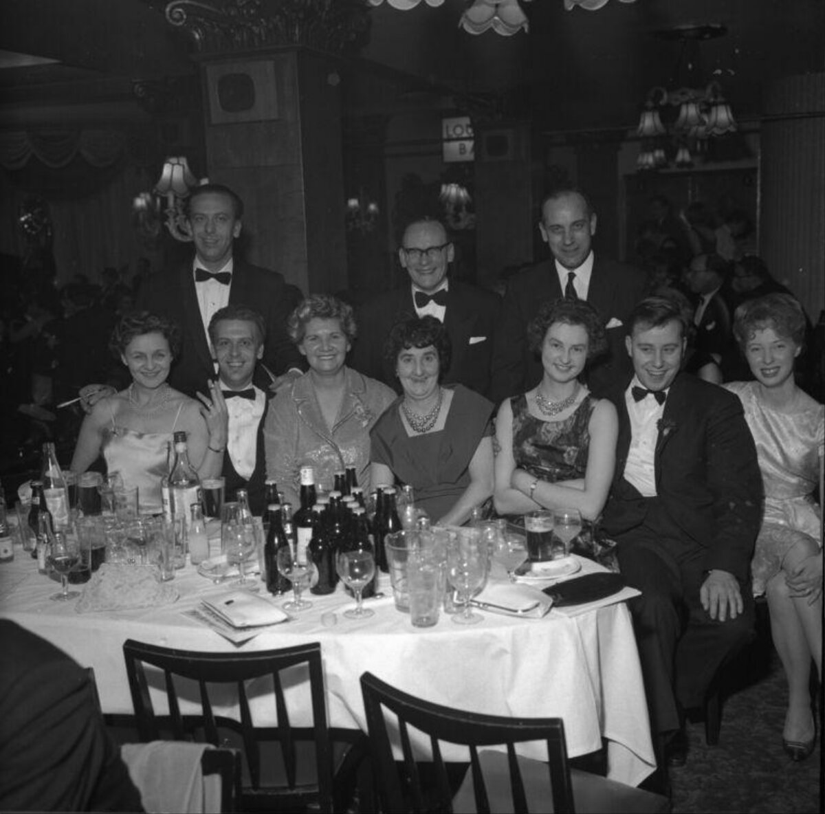 Group of People at Formal Dinner