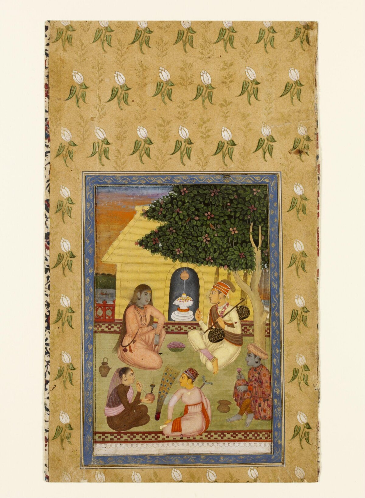Mughal Miniature Sacred Gathering