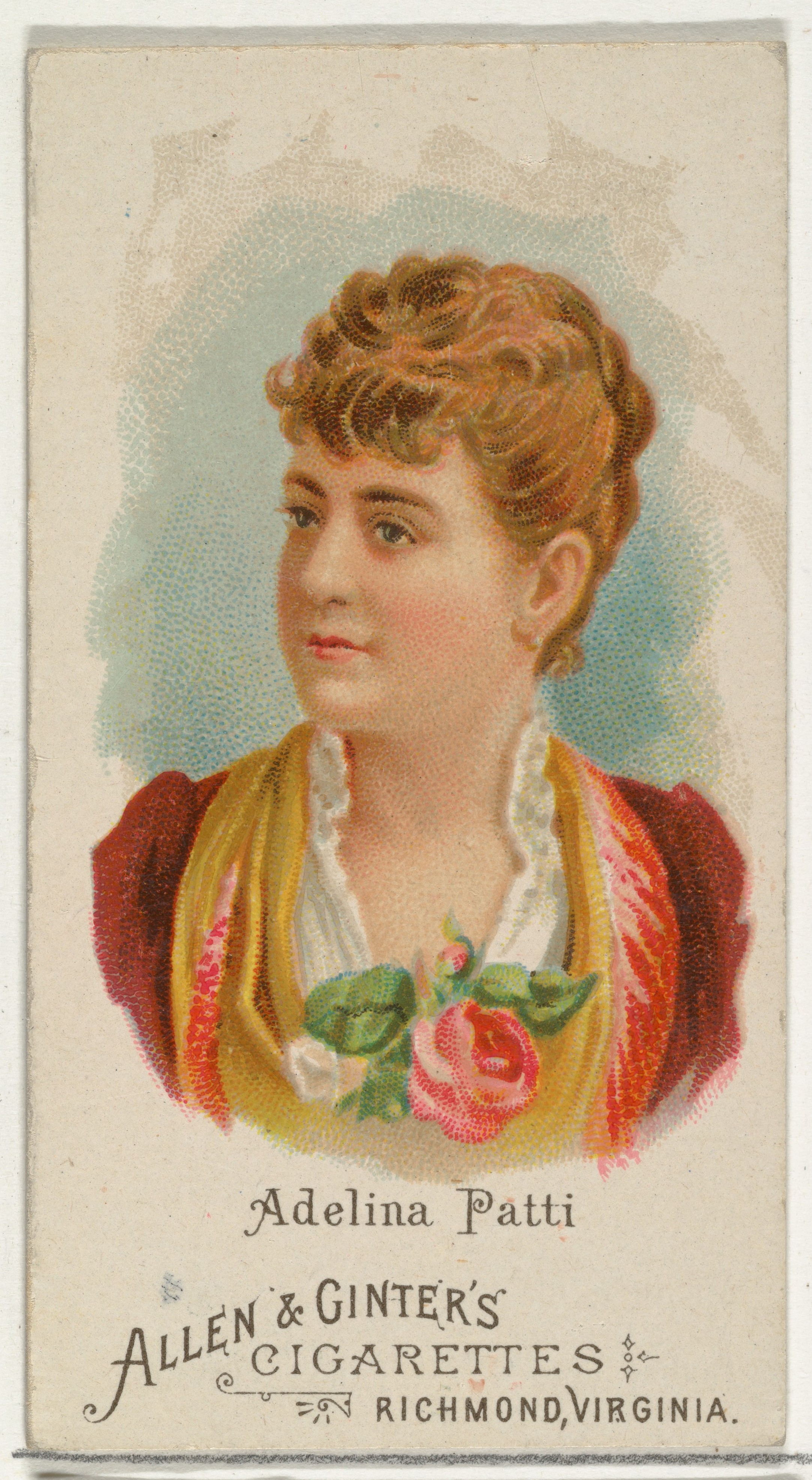Adelina Patti Vintage Cigarette Card