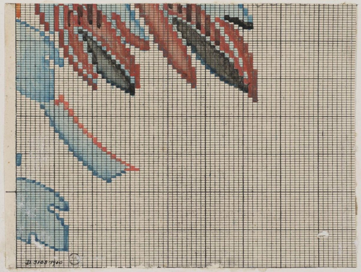 Vintage Hand Drawn Weaving Pattern