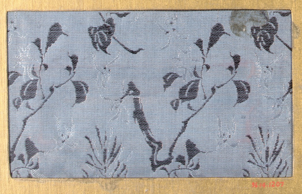 Floral Pattern Woven Silk Textile