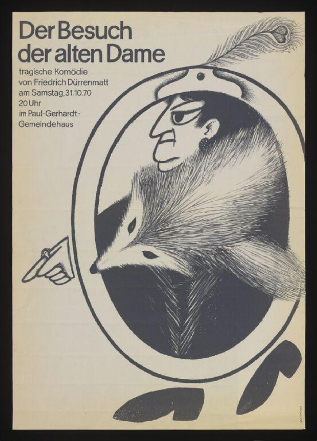 Der Besuch der alten Dame Play Poster