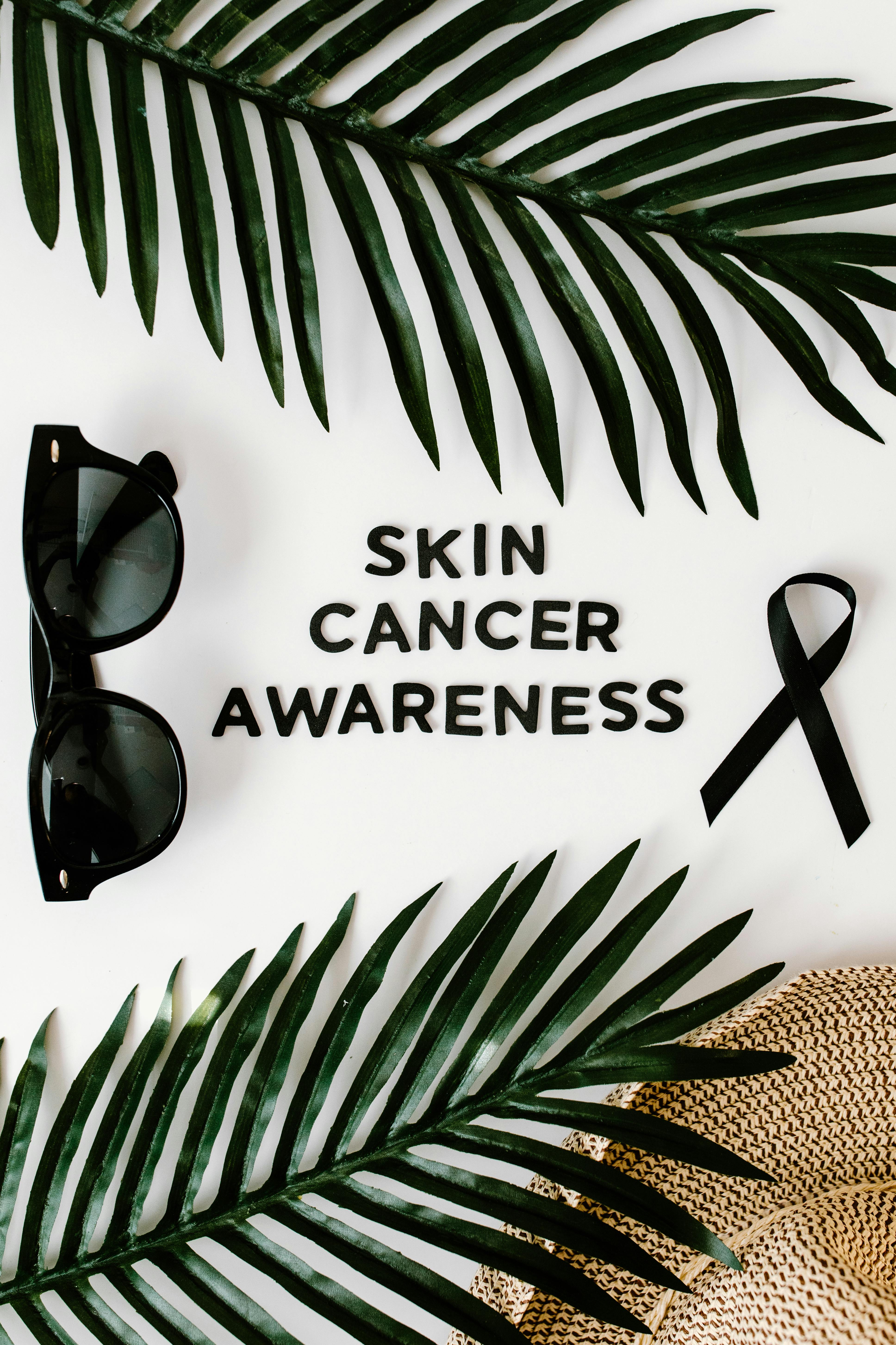 Skin Cancer Awareness Flat Lay
