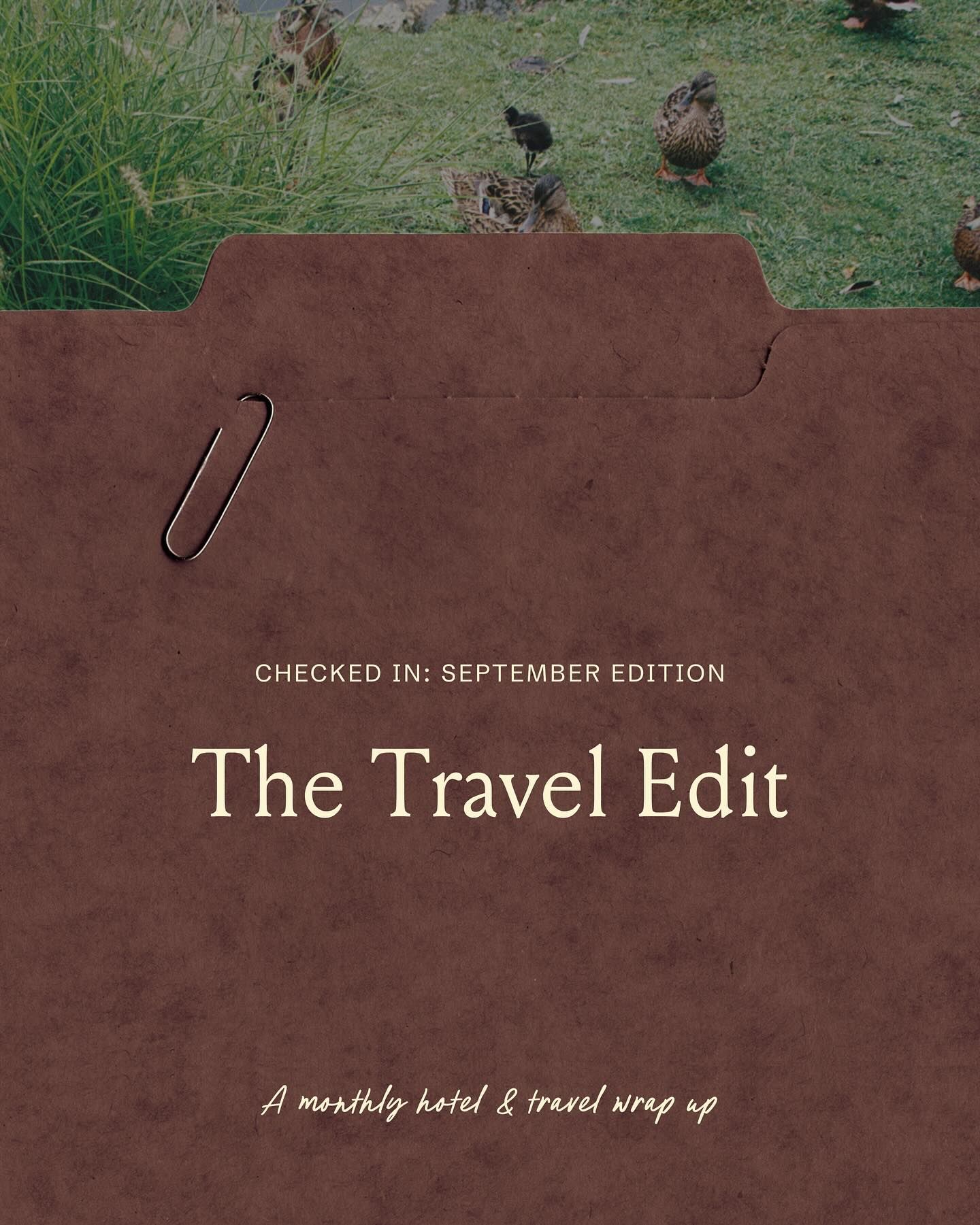 The Travel Edit September Cover