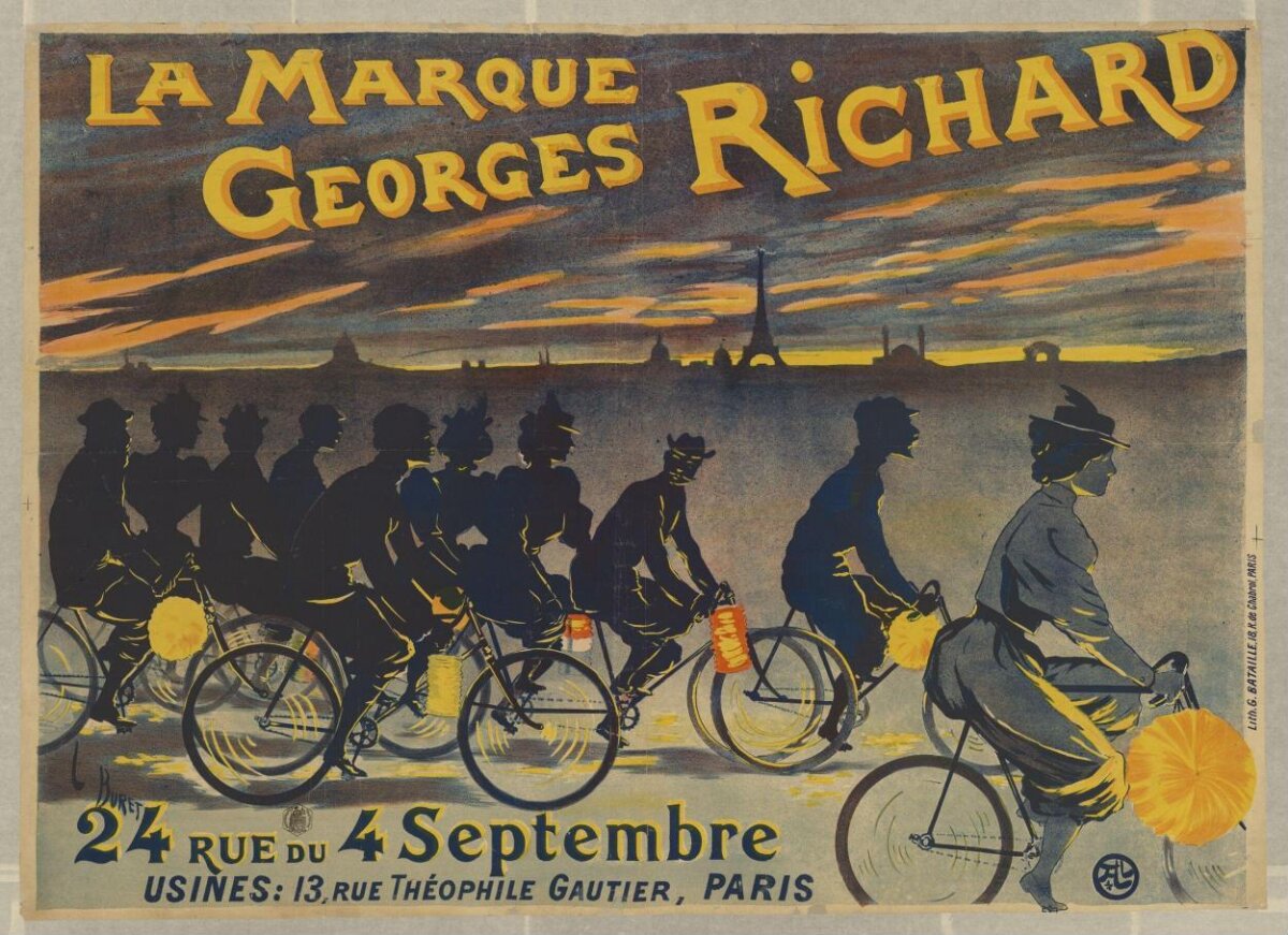 Vintage Georges Richard Bicycle Poster