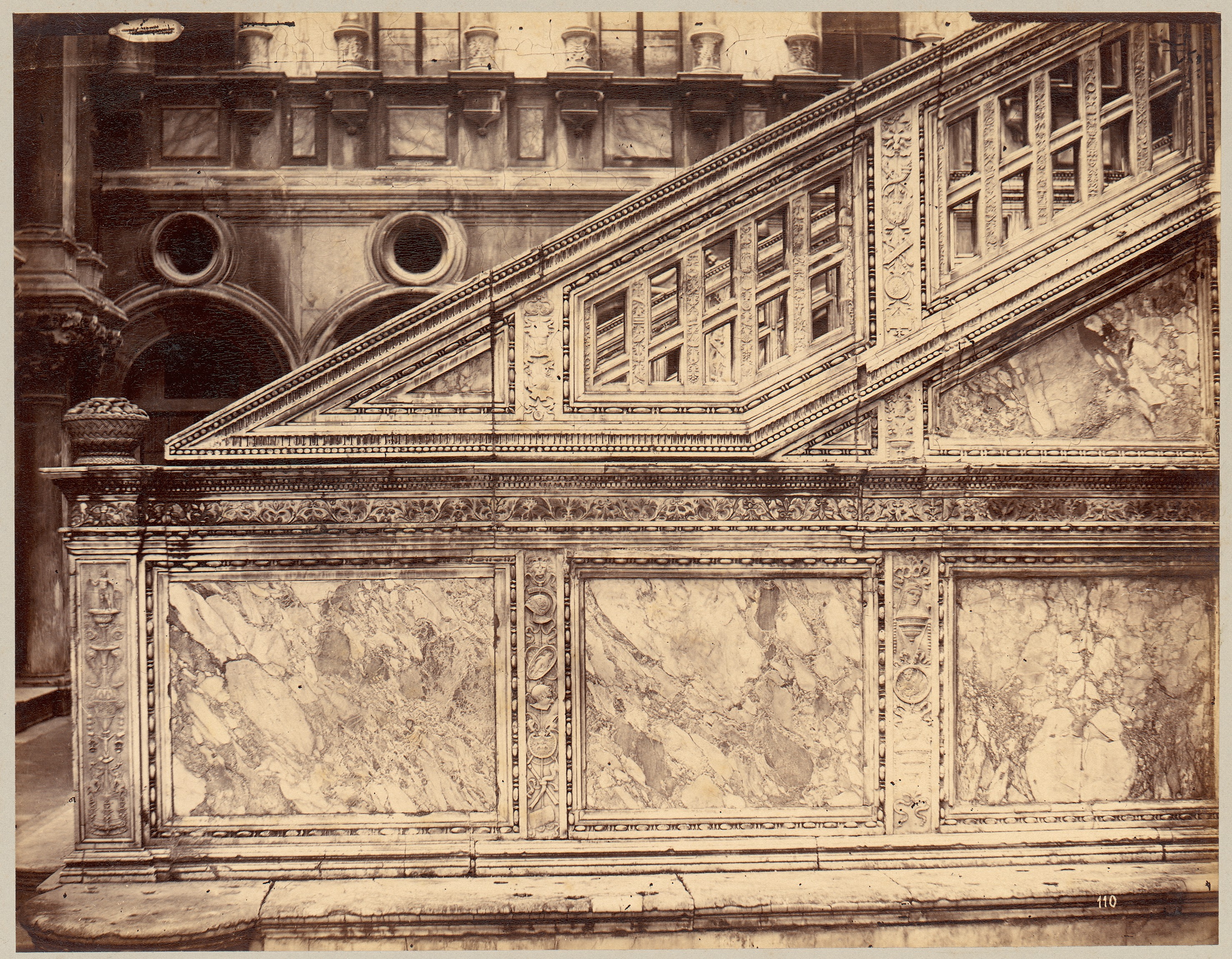 Vintage Ornate Marble Staircase