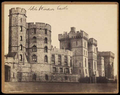 Vintage Photo of Windsor Castle