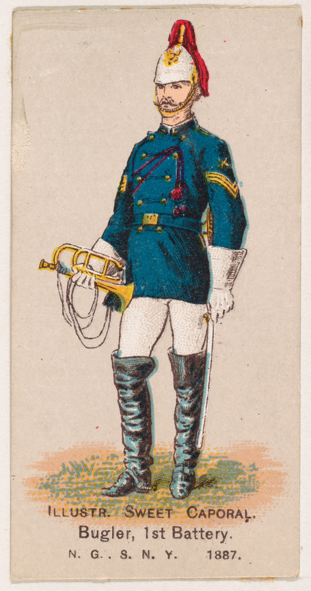 1887 1st Battery Bugler Illustration