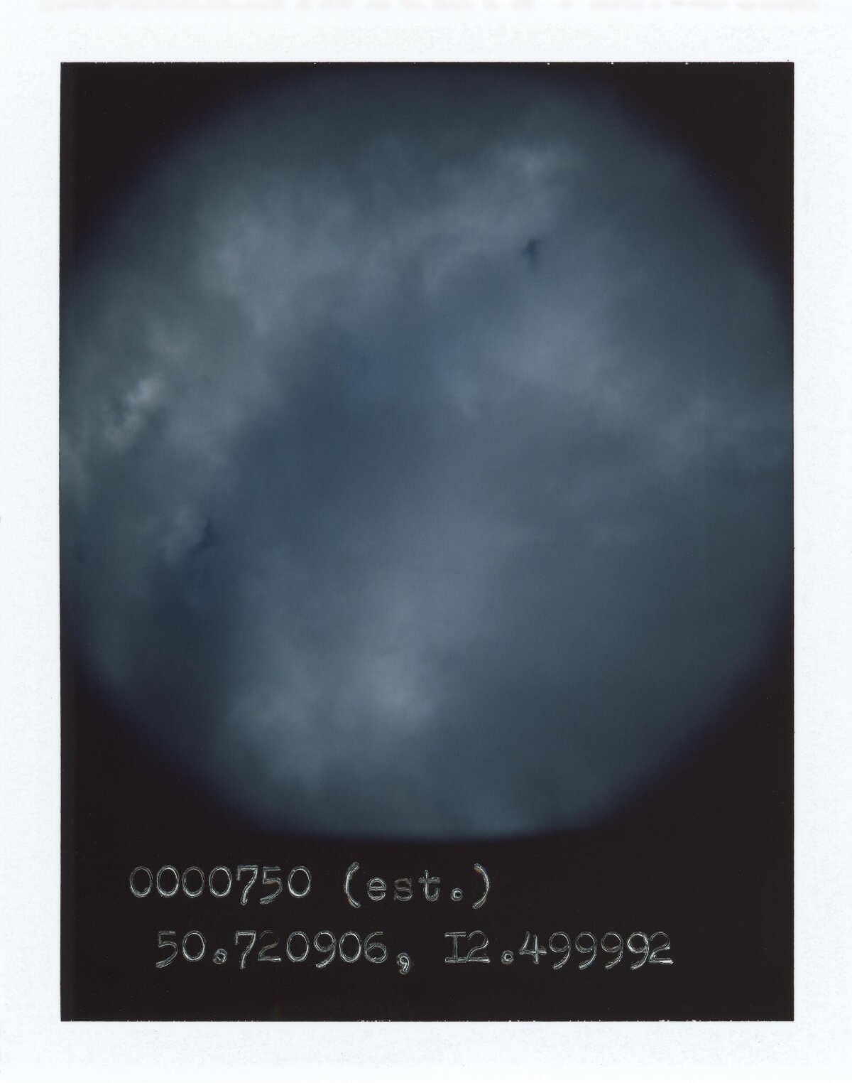 Telescope View of Cloudy Sky — Background Images