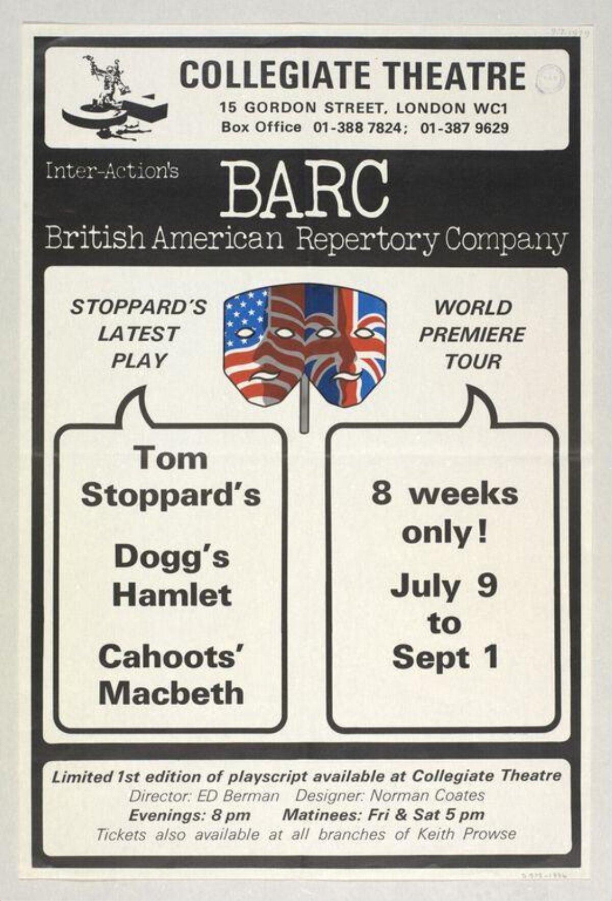 London Collegiate Theatre Play Poster