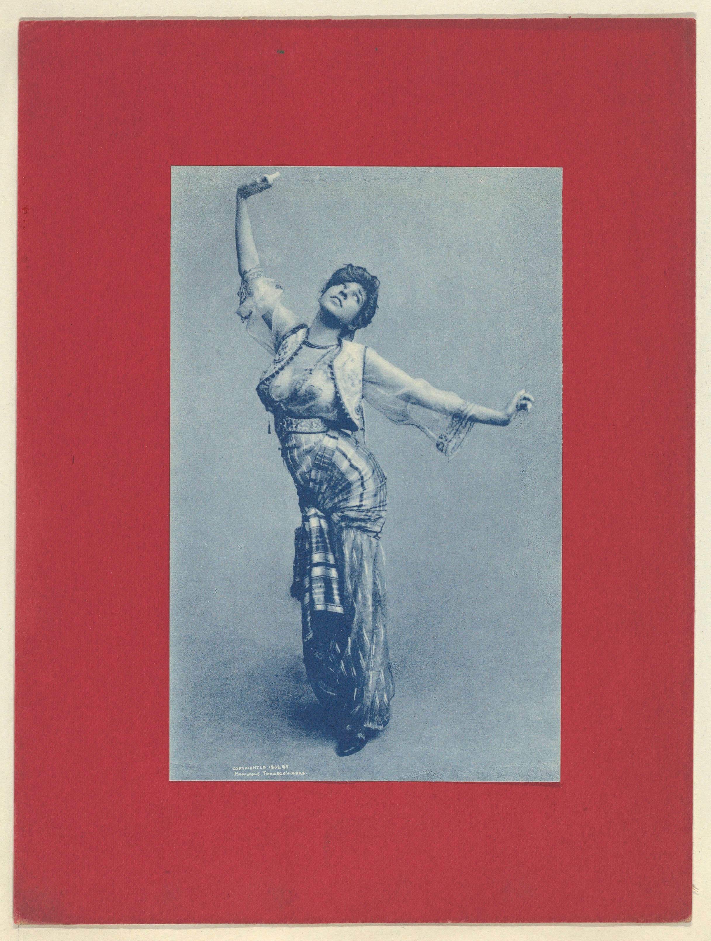 Vintage Portrait of Dancing Performer