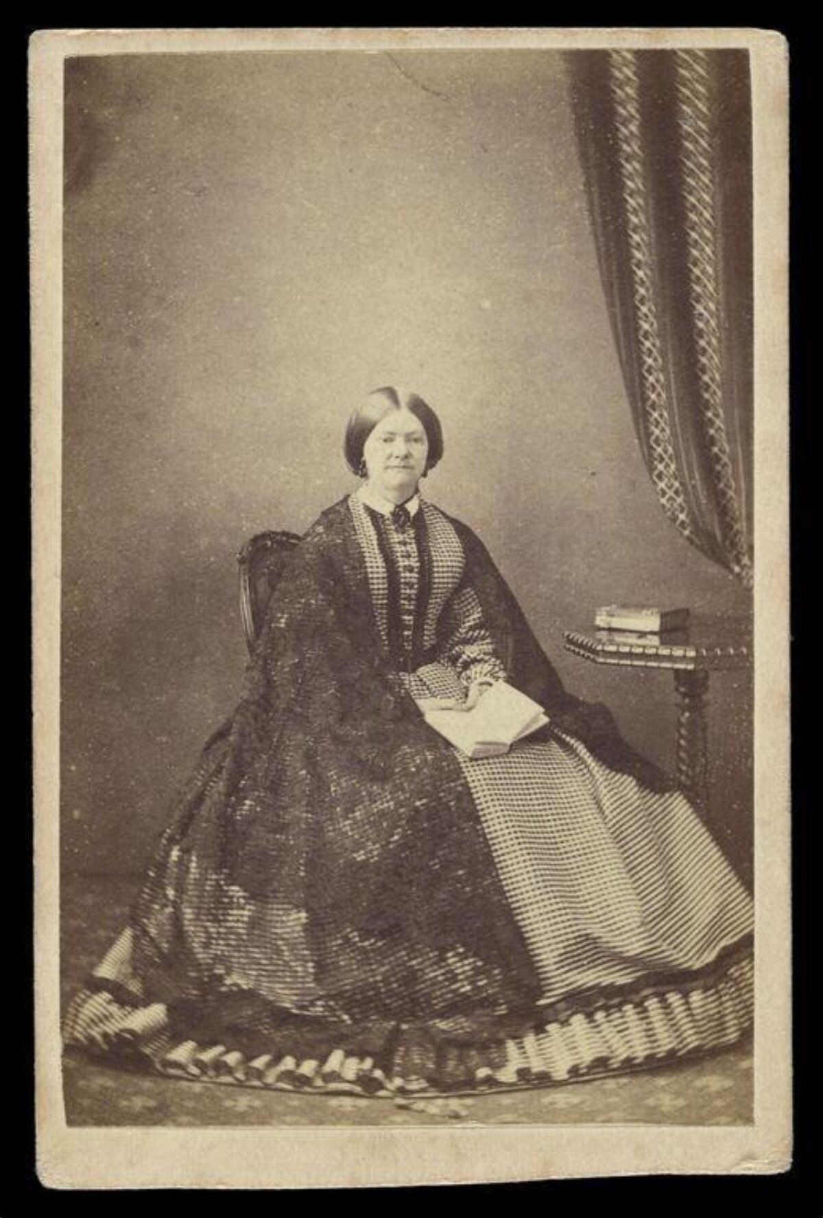 Vintage Studio Portrait of Seated Woman