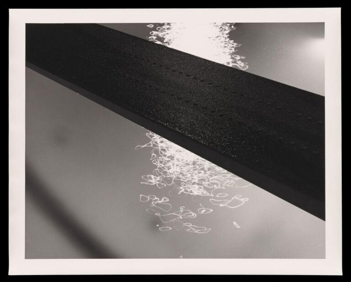 Black and White Abstract Close-up