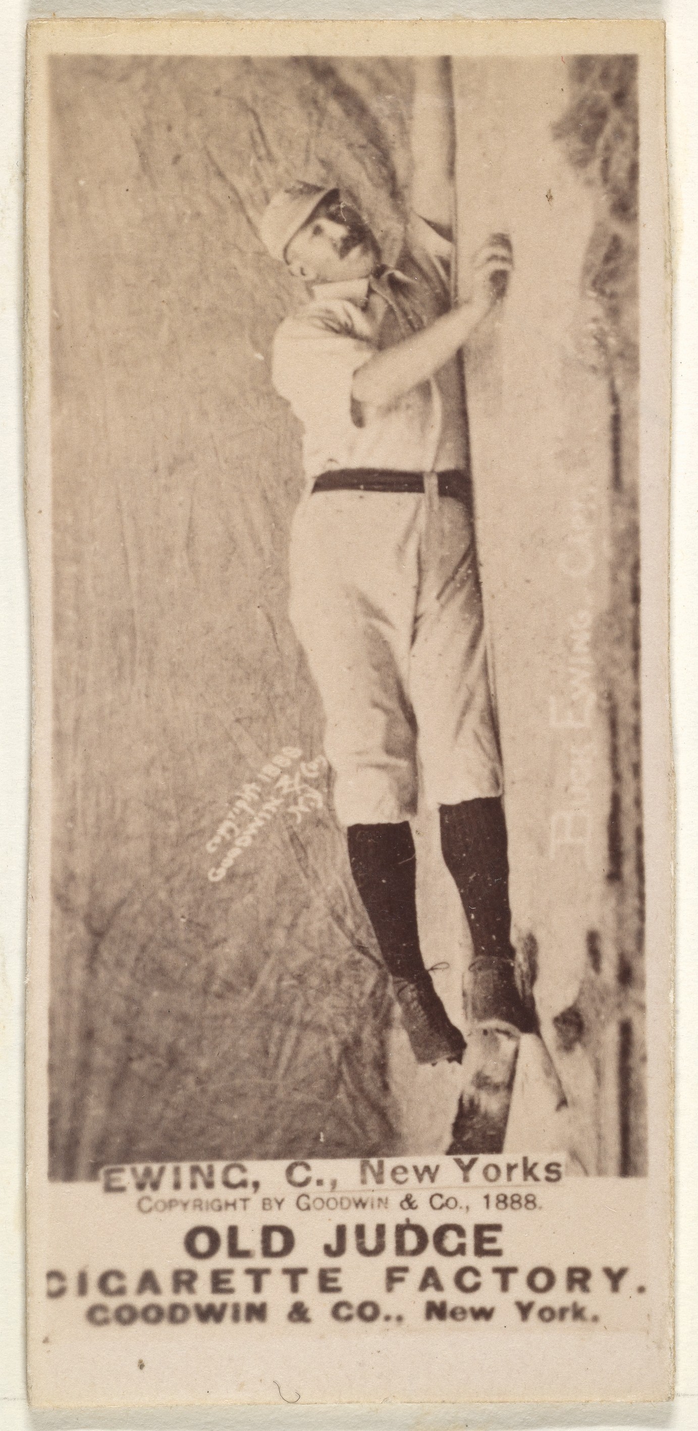 1888 Old Judge Baseball Cigarette Card