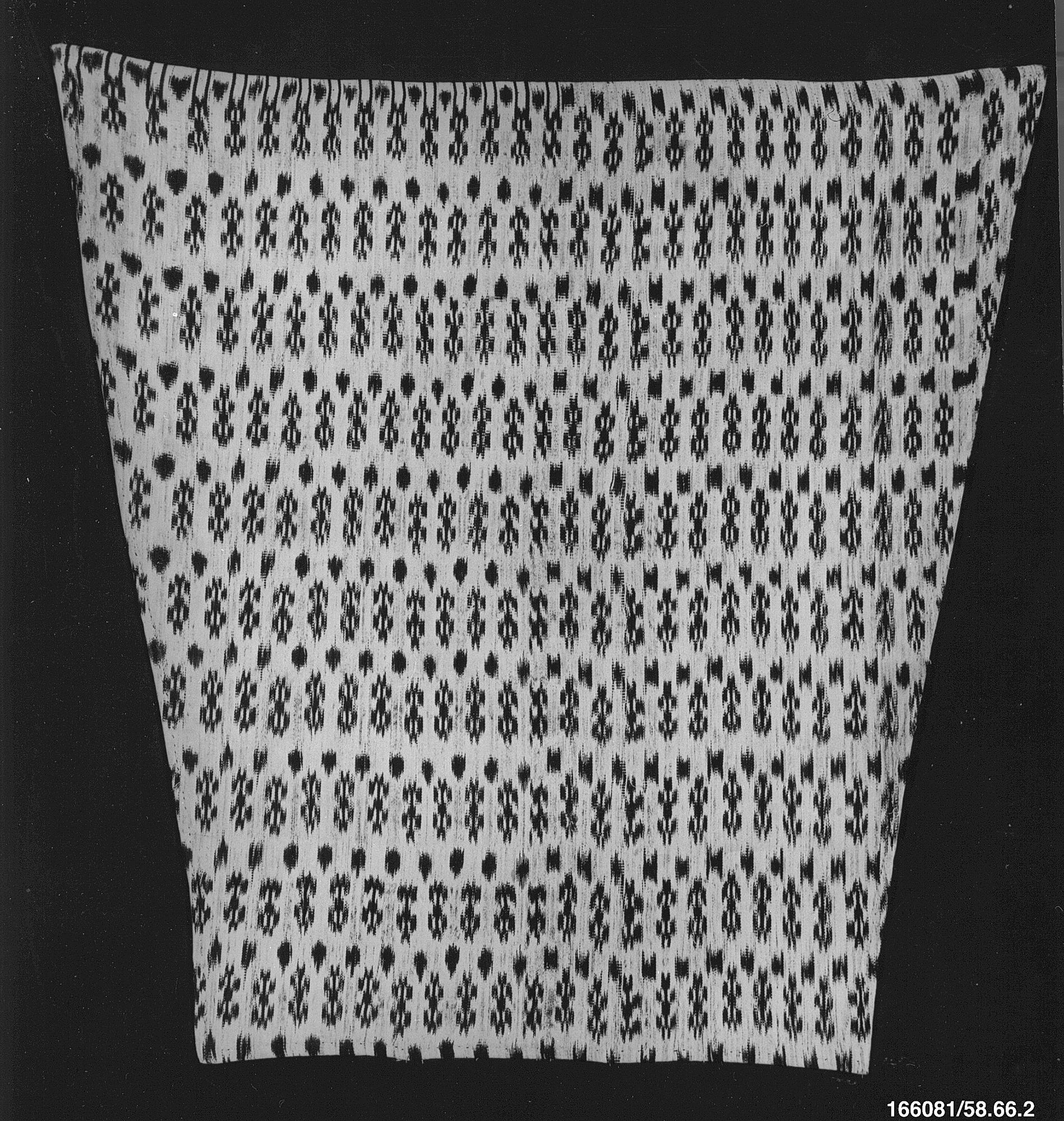 Geometric Pattern Woven Textile Fragment