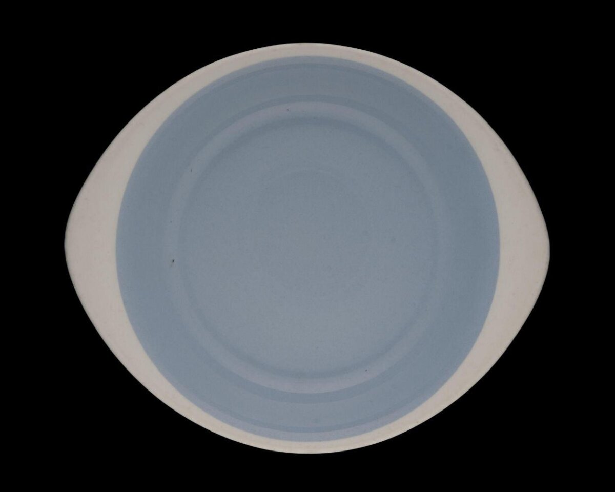 Blue and White Octagonal Plate
