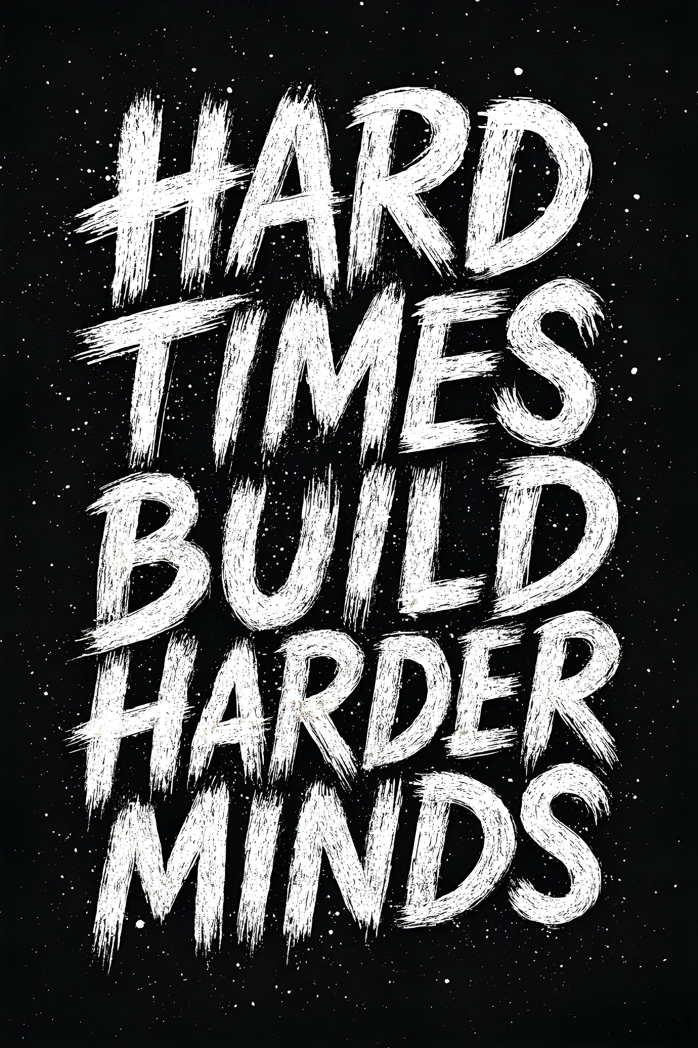 Hard Times Build Harder Minds