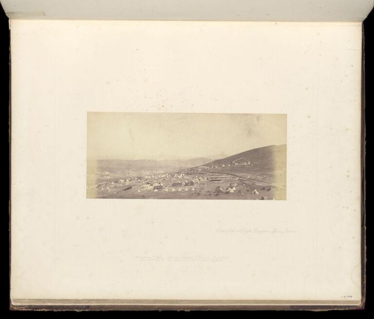 Vintage Tent Encampment Landscape
