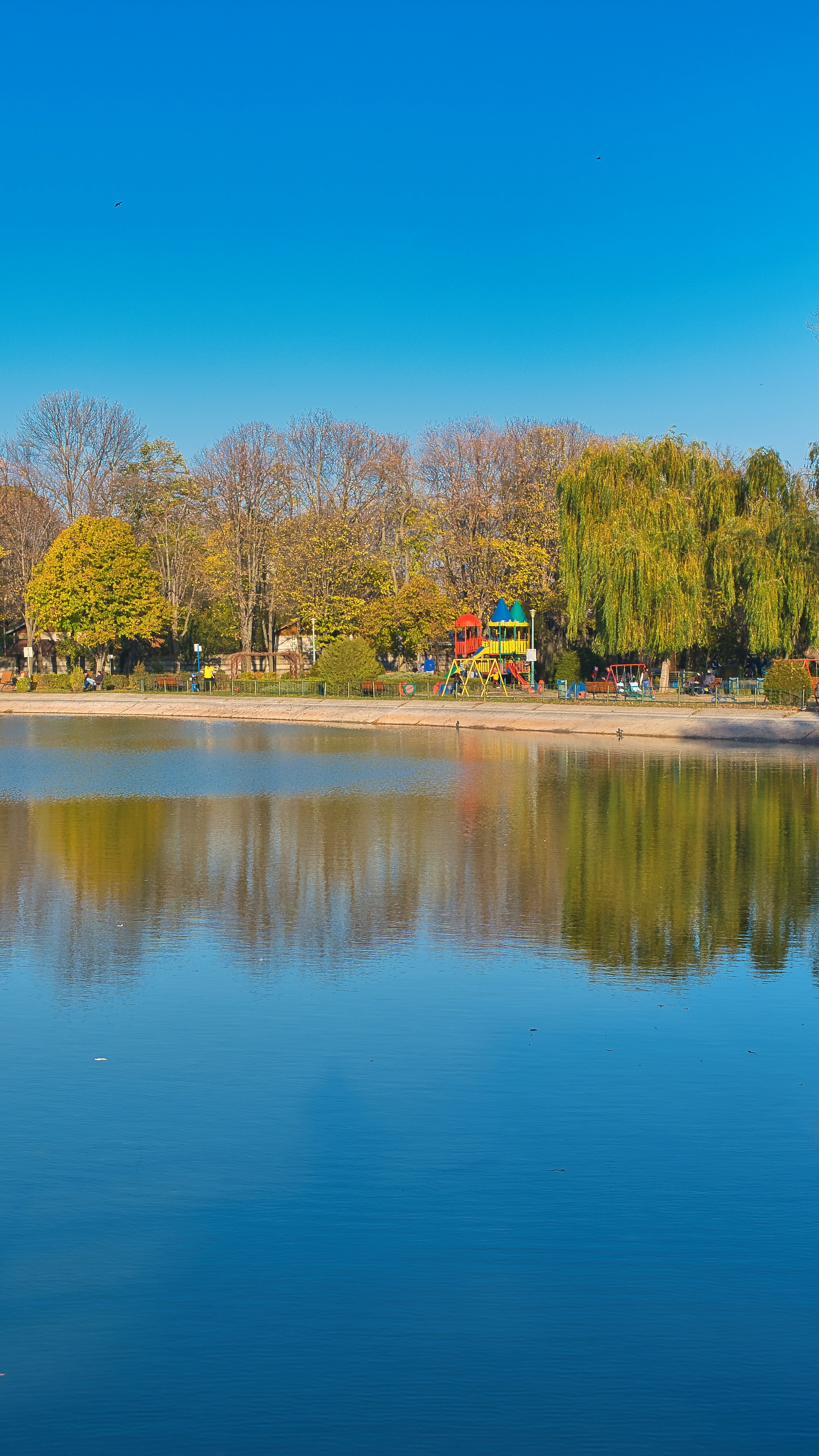 Autumn Park Lake View