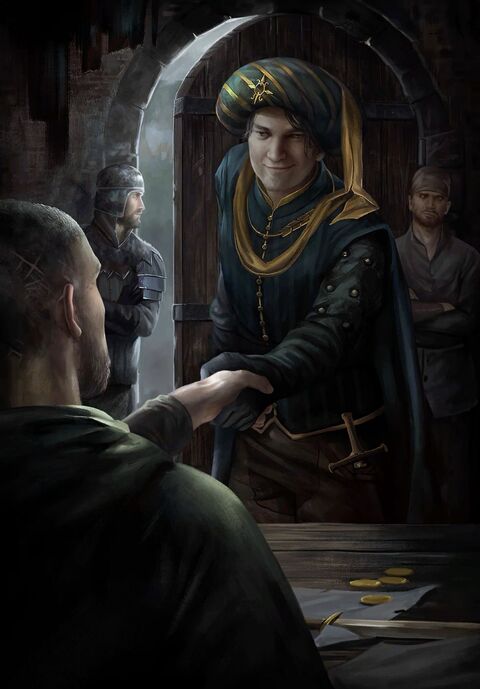 Medieval Handshake Deal