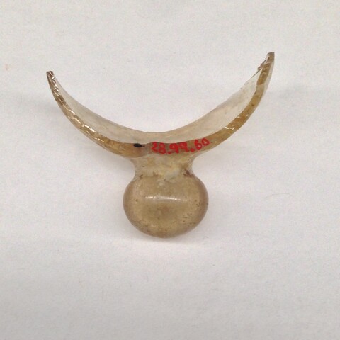Translucent Glass Artifact Handle Fragment