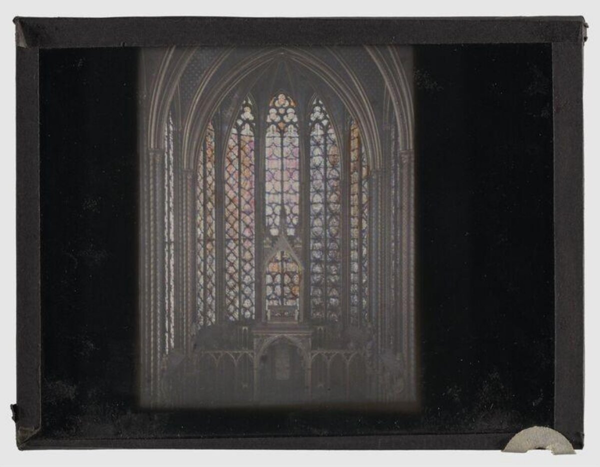 Gothic Cathedral Stained Glass Window
