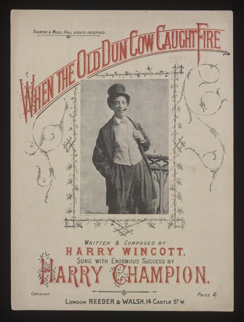 When the Old Dun Cow Caught Fire Sheet Music
