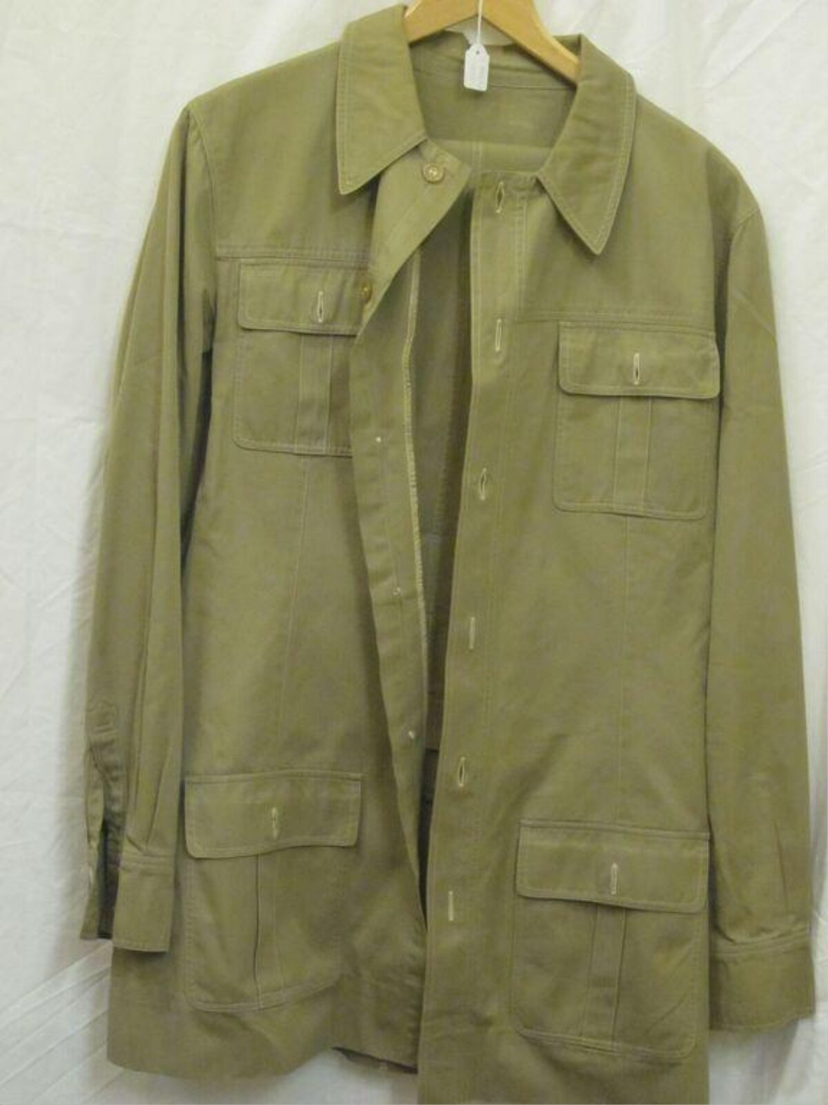 Khaki Casual Utility Jacket