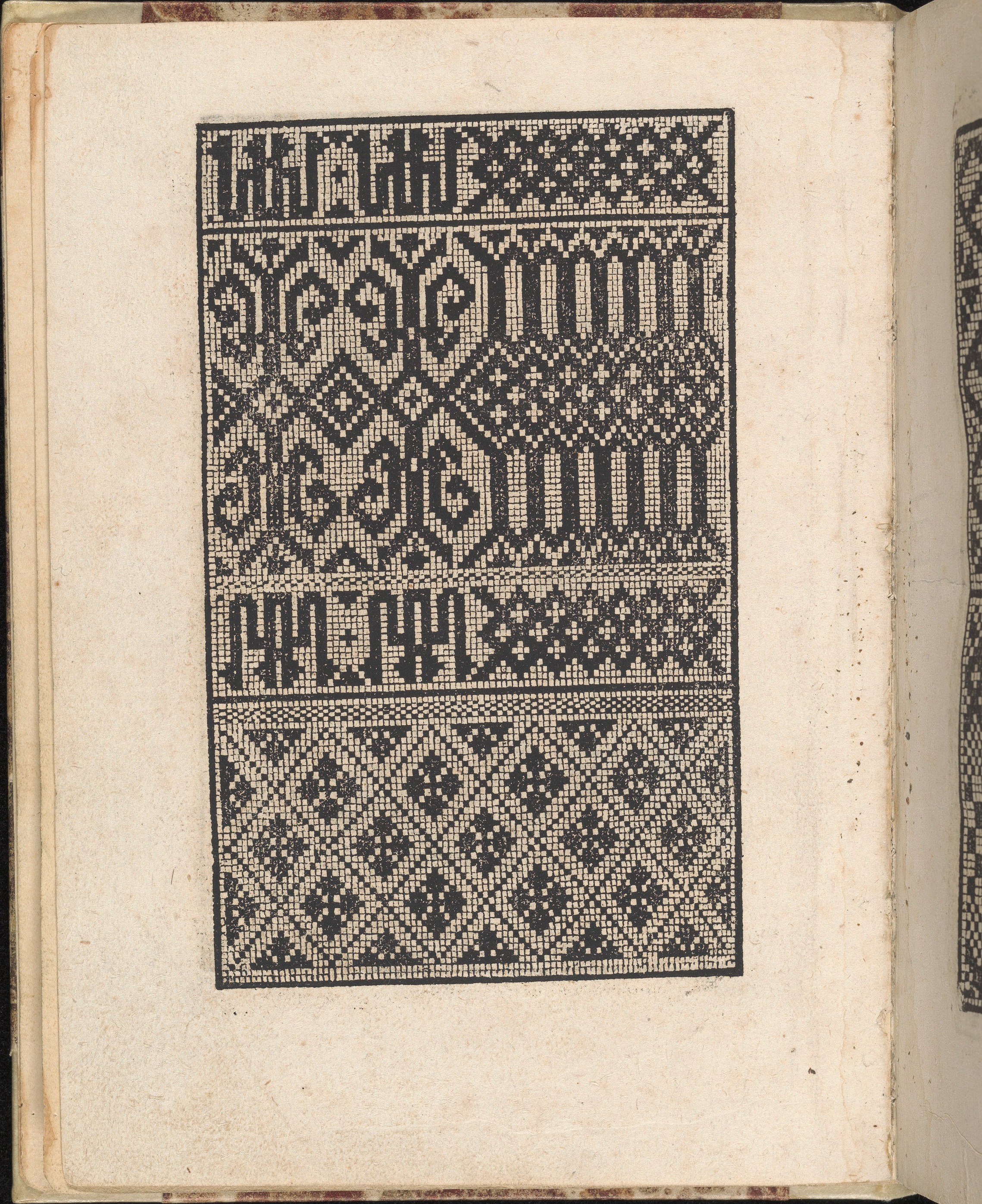 Vintage Geometric Lace Pattern