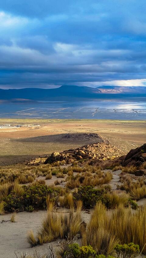 Highland Salt Lake Landscape
