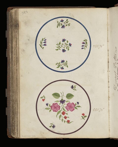 Antique Plate Pattern Design Sketches