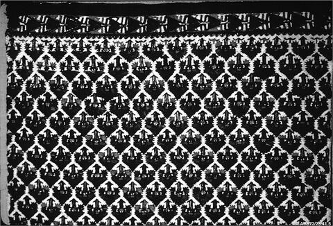 Black and White Geometric Textile Pattern
