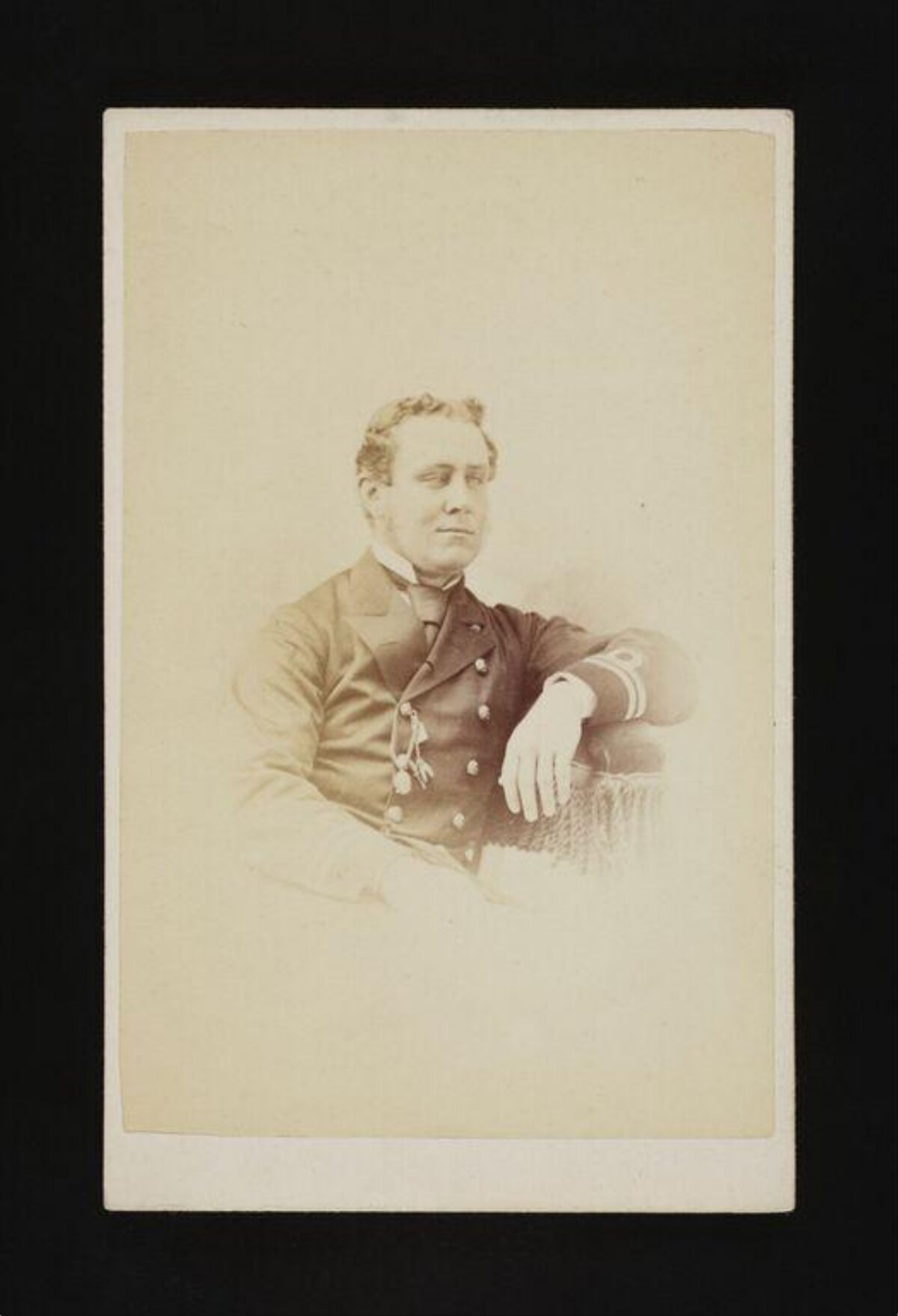 Vintage Naval Officer Portrait
