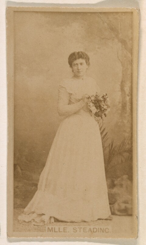 Vintage Portrait of Mlle. Steading