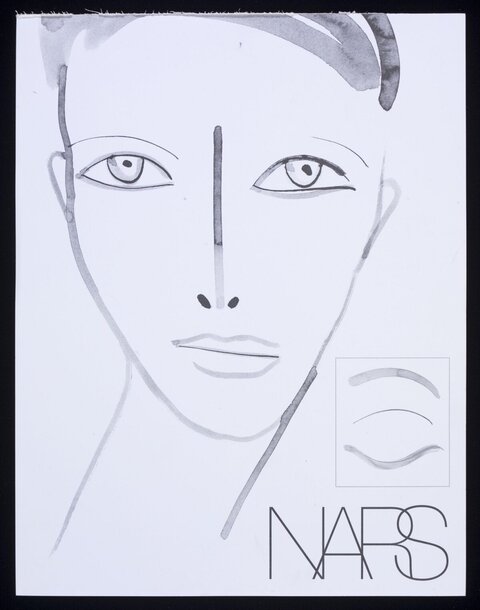 NARS Monochrome Face Illustration