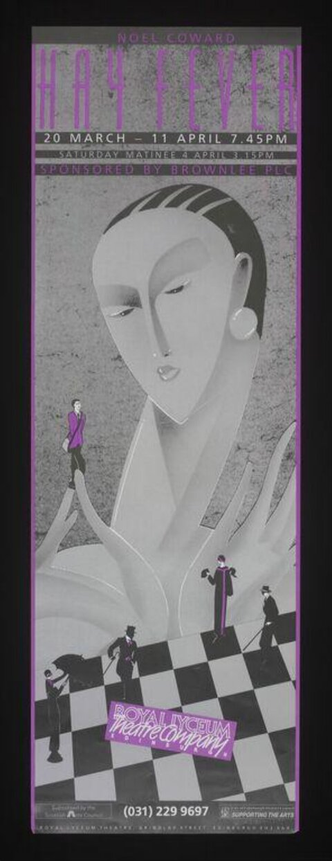 Hay Fever Theatre Performance Poster