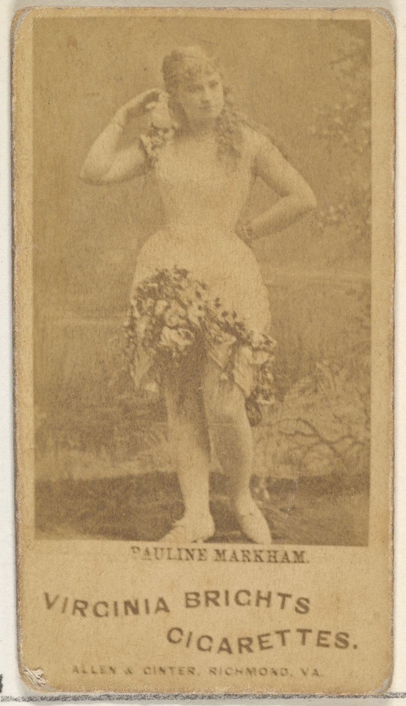 Pauline Markham Virginia Brights Cigarette Card
