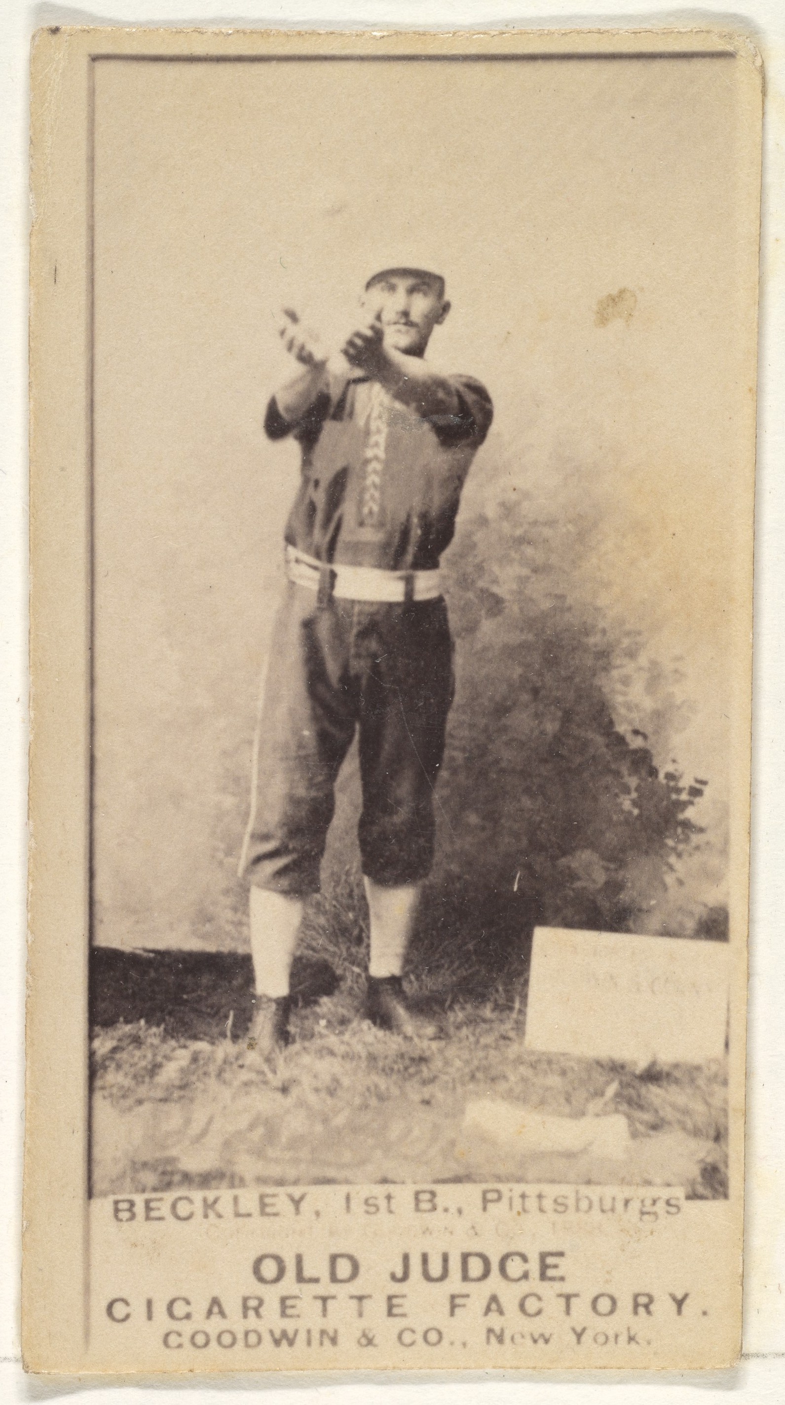 Old Judge Baseball Cigarette Card