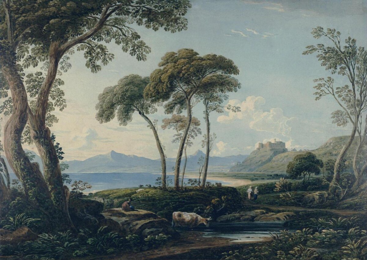 Coastal Pastoral Landscape Painting