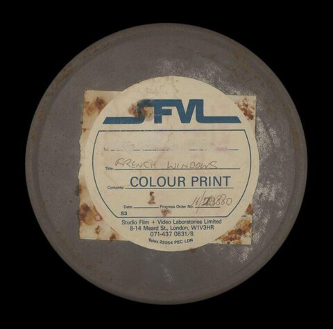 Vintage Film Canister Label