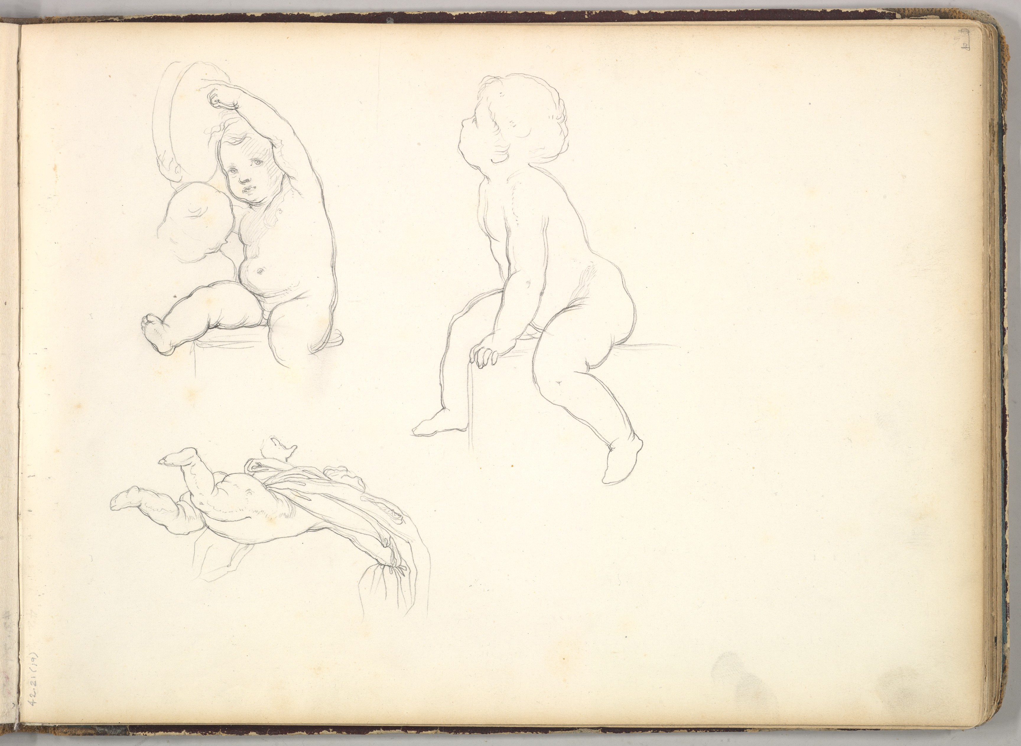 Sketches of Infant Poses
