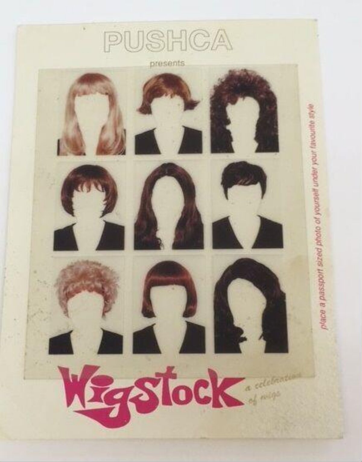 WigStock Promotional Photo Card