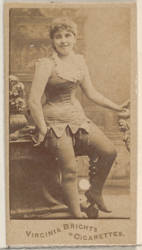 Vintage Virginia Brights Cigarette Card Portrait