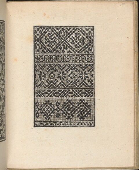 Vintage Geometric Embroidery Pattern