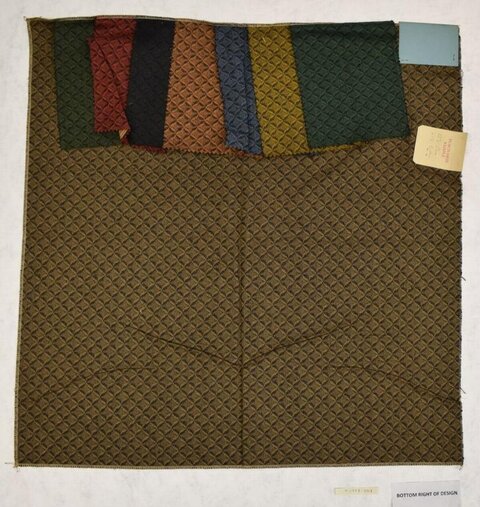 Diamond Pattern Fabric Swatches