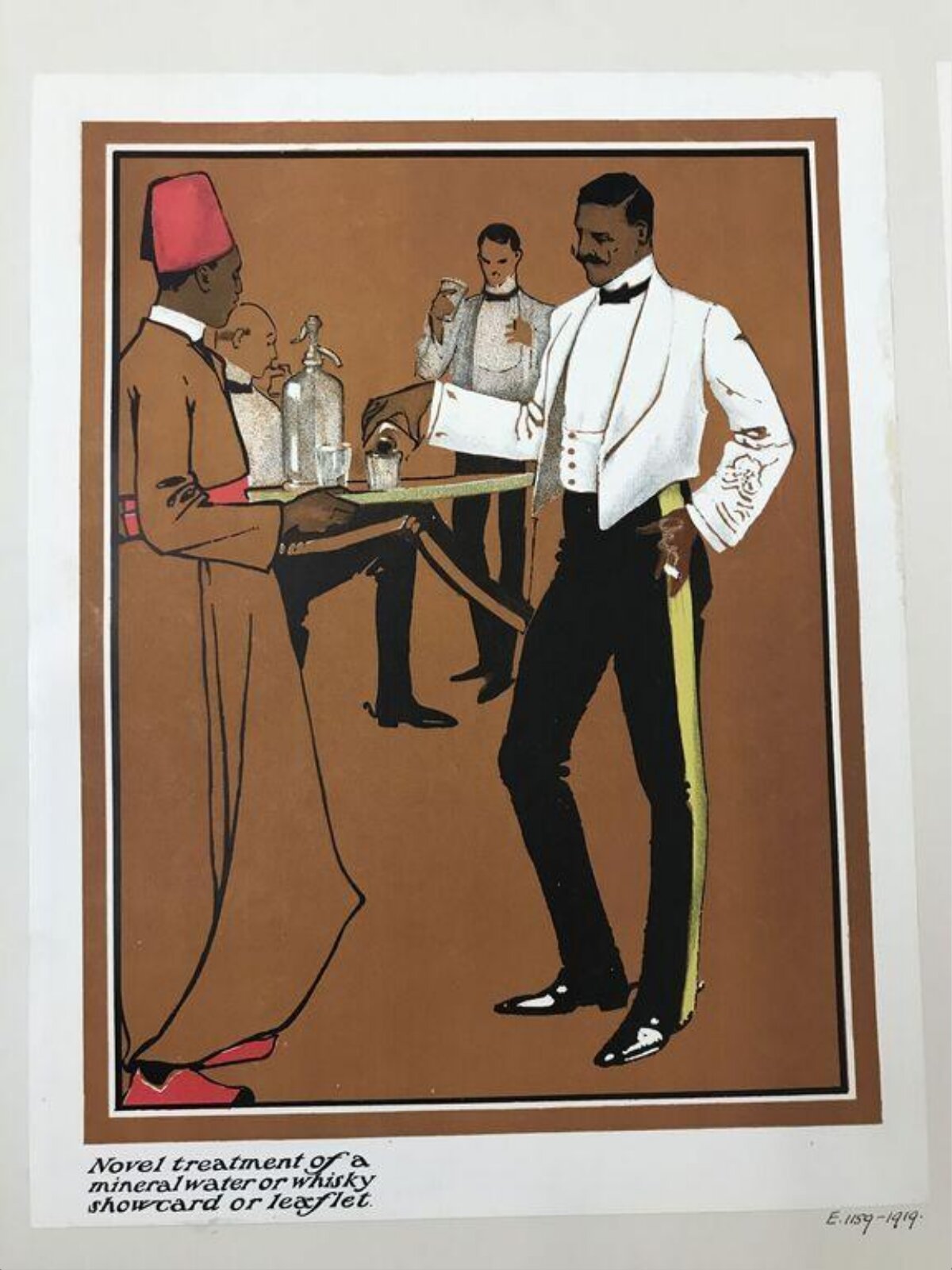 Vintage Drink Advertising Illustration